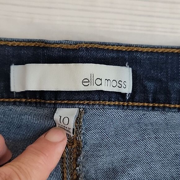 Ella Moss Blue Denim Straight Leg Jeans Womens Size 10 - Picture 9 of 13